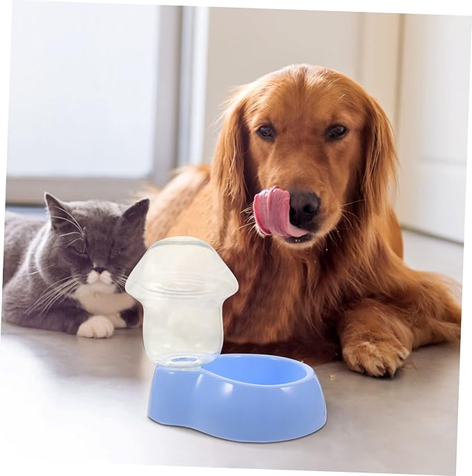 NOLITOY Pet Water Dispenser Automatic Dog Water Bowl Large Capacity Holder for Cats Dogs Slow Feeder Drinking Device Container