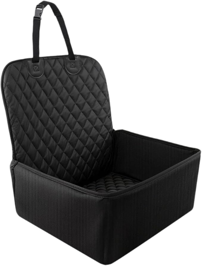 Dog Auto Seat Bed Travel Carrier Bed Washable Oxford Cloth Comfortable Foldable Basket Seat for SUV Truck Puppy