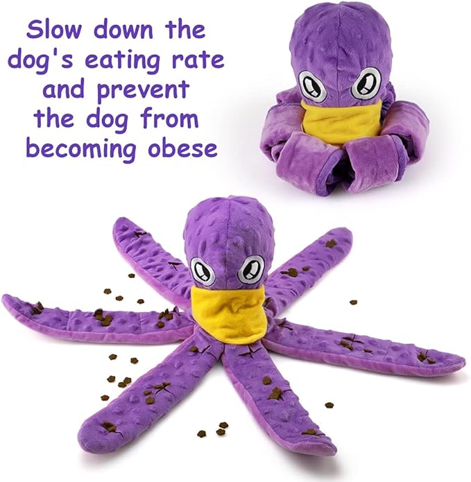 Dog Snuffle Toy - Interactive Puzzle Games & Slow Feeder for Boredom Relief - Treat Dispensing Toys & Snuffle Mat for Large, Medium & Small Dogs