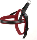 ComfortFlex Sport Dog Harness – No-Choke, Fully Padded, Non-Chafing Harness with Control Handle – Reflective, Lightweight, Adjustable for Active Dogs - Large, Bordeaux