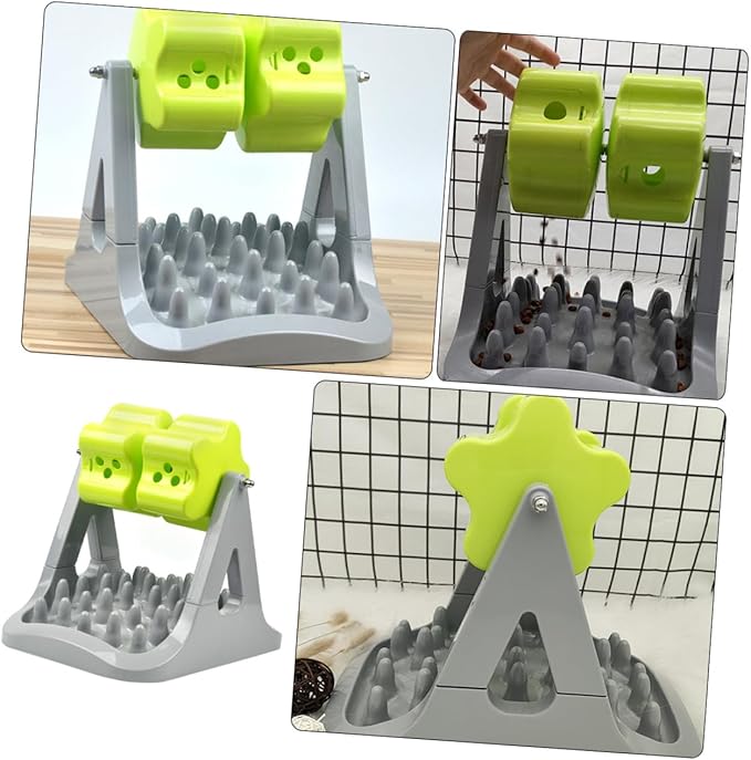 1piece Rotating Design Dog Feeder Bowl Automatic Slow Feeding Toy for Dogs and Pets Non-Slip Choking Portable and Lightweight for Pet Training and Feeding Sessions