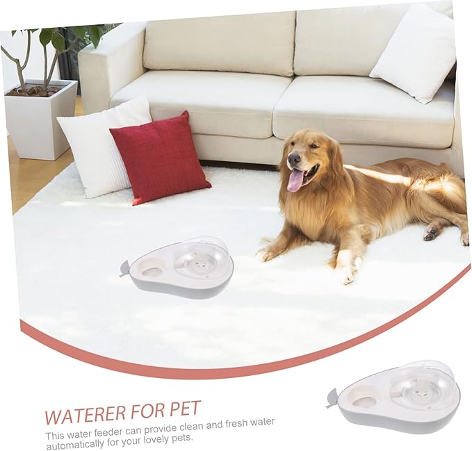 Automatic Pet Water Dispenser Durable Bite-Resistant Water Bowl for Cats and Dogs Smooth Surface Lightweight Design Household Waterer for Pets