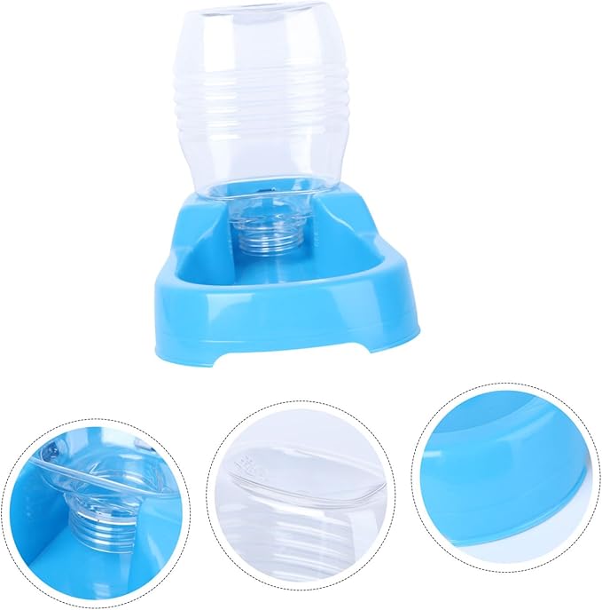 FRCOLOR 2pcs Pet Water Feeder Bowl Creative Dog Drinking Tool Automatic Water Dispenser for Puppies and Dogs Safe and Convenient Design for Home and Pet Shops