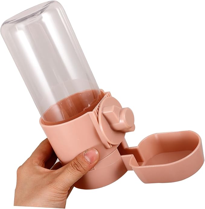 1set Automatic Hanging Pet Feeder Water Dispenser for Dogs and Cats Compact Body for Easy Observation Stable Design to Prevent Spills for Cages