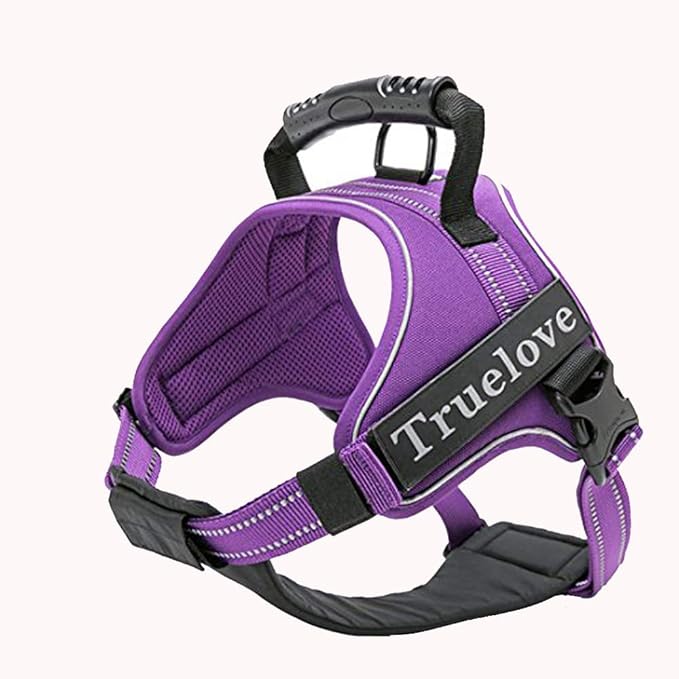 Truelove Dog Harness No-Pull Reflective Stitching Ensure Night Visibility Outdoor Adventure Big Dog Harness Perfect Match Puppy Vest TLH5753 Now Available in 6 Colors 6 Sizes