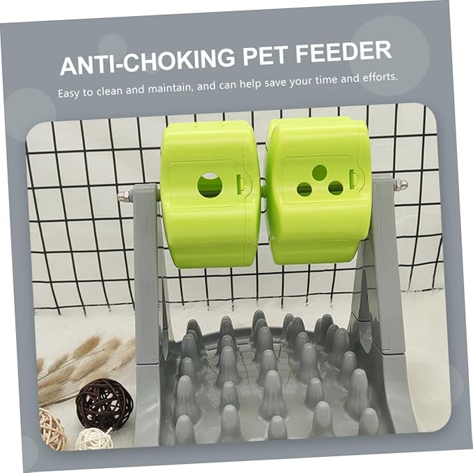 Automatic Dog Food Dispenser Interactive Feeding Bowl with Slow Feed Design Durable Material Compact for Dogs and Puppies for Training and Enrichment