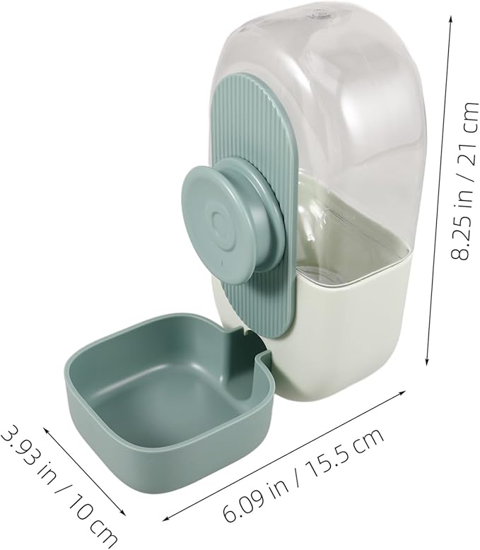 VANZACK 3pcs Hanging Pet Water Dispenser for and Easy to Install and for Pet Cages Prevents Wet Fur