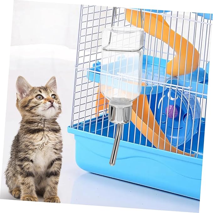 MERRYHAPY Automatic PET Water Feeder Leak-Proof Design Hanging Dog Water Bottle for Dogs and Rabbits for Travel and Outdoor Use