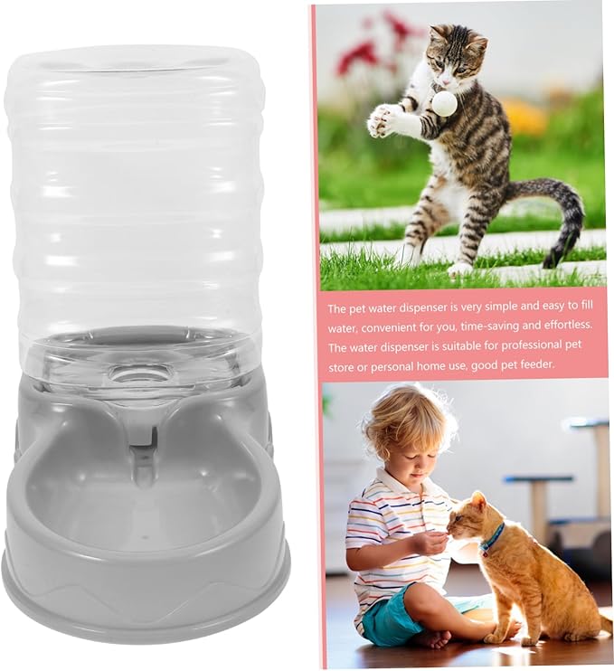 SUPVOX Cat and Dog Water Dispenser Automatic Pet Feeder Large Capacity Pet Water Fountain Plastic Material