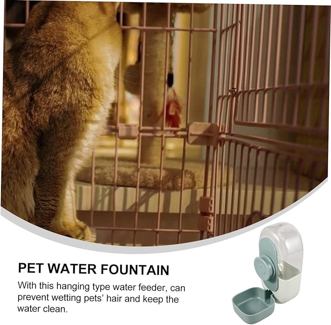VANZACK 4pcs Pet Water Dispenser Hanging Pet Water Bottle for Dogs Cats Leak Automatic Feeder for Cages Convenient Watering