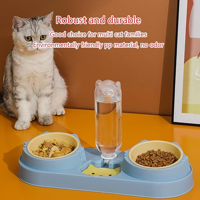 Pet Feeding Bowl Dog Food Small Dogs Food Large Capacity Anti-Skid Feeding Dispenser Kitten Feeder Pet Supplies for Small Dogs Treats