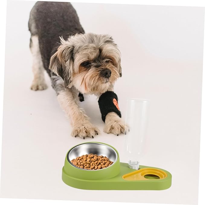 Pet Feeder Water Dispenser Dog Cat Automatic Bowl Gravity Pet Feeder Food and Water Bowl Set