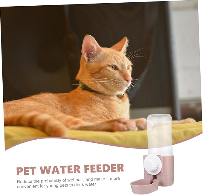 Yardwe Dog Water Bottle Pet Water Dispenser Portable for Busy Parents Auto Refill Rabbit Feeders for Cages
