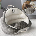 Dog Car Seat Puppy Booster Seat Portable Pet Handbag Safety Seat Travel Bed Carrier Bag for Small and Medium Dogs Up to 30 Lbs with Harness Leashes,Removable Washable Cushion