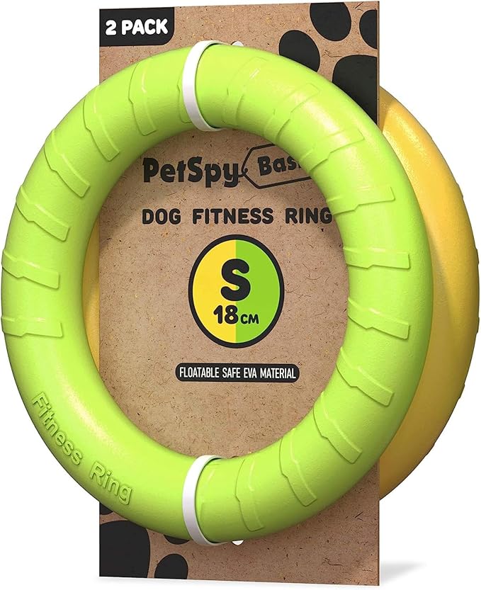 PetSpy Dog Ring Toy – Ring Puller for Outdoor Play, Floating Training & Fetch Toy for Throwing, Catching & Chewers – Durable EVA Flying Disc for Small, Medium & Large Dogs