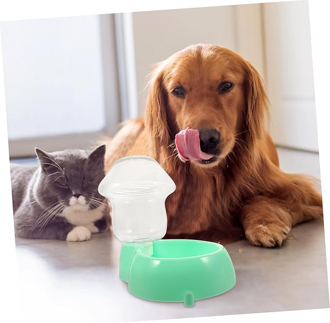 Sosoport 1set Automatic Pet Water Dispenser Transparent Capacity Drinking Bowl for Cats and Dogs Plastic Water Feeder for Convenient Hydration for Indoor and Outdoor Use