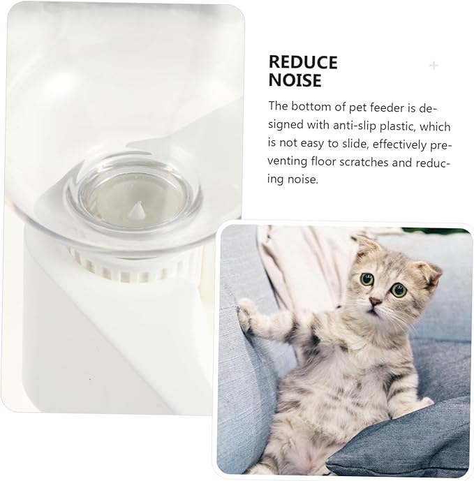 Kisangel Cat Water Dispenser Pet Feeder Automatic Food Dispenser 500ml Pet Accessories Slow Eating Bowl Random Style