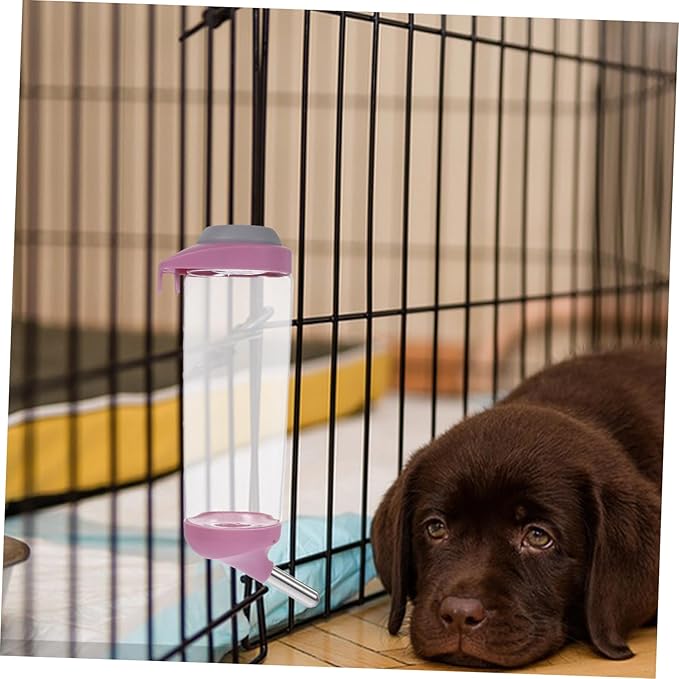 Milisten 2pcs Pet Water Bottle Automatic Feeder Dog Cats Hanging Dispenser Pet Feeding Tool