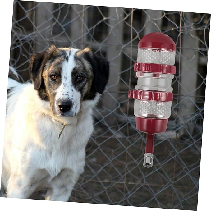 MERRYHAPY Hanging Dog Water Feeder Dispenser for Cats Dogs Automatic Pet Watering Device Capacity for Cages Convenient Practical Water for Indoor Pets
