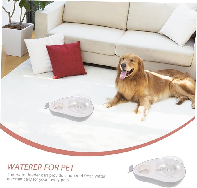 Totority Water Bowl Dispenser for Cats Dogs Auto Pet Water Feeder Non-Slip Pet Accessory