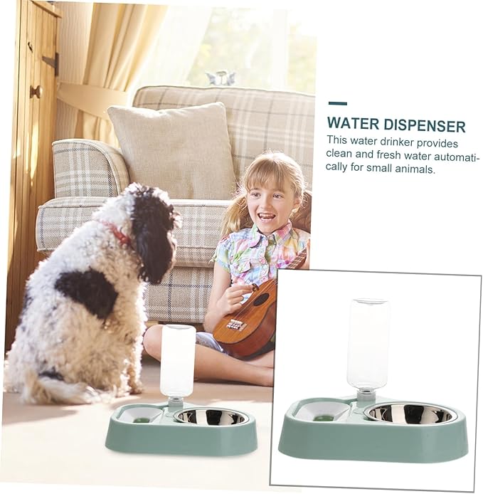 BESPORTBLE Automatic Dog Cat Pet Water Feeder Bowl Refillable Pet Water Dispenser Easy Clean Supplies