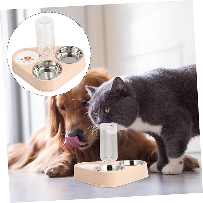 Cat Dog Water Dispenser Bottle Automatic Pet Feeder Capacity Leakproof