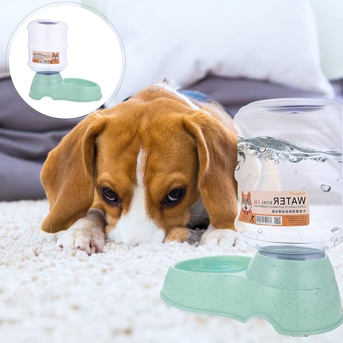 Pet Supplies Automatic Dog Cat Waterer Capacity Non-Slip Base Leakproof Design