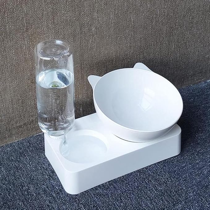 Pet Bowl Automatic Feeder Dog Food Bowl with Water Dispenser Double Dog Drinking Bowl Dish Bowls for Pet Food Supplies