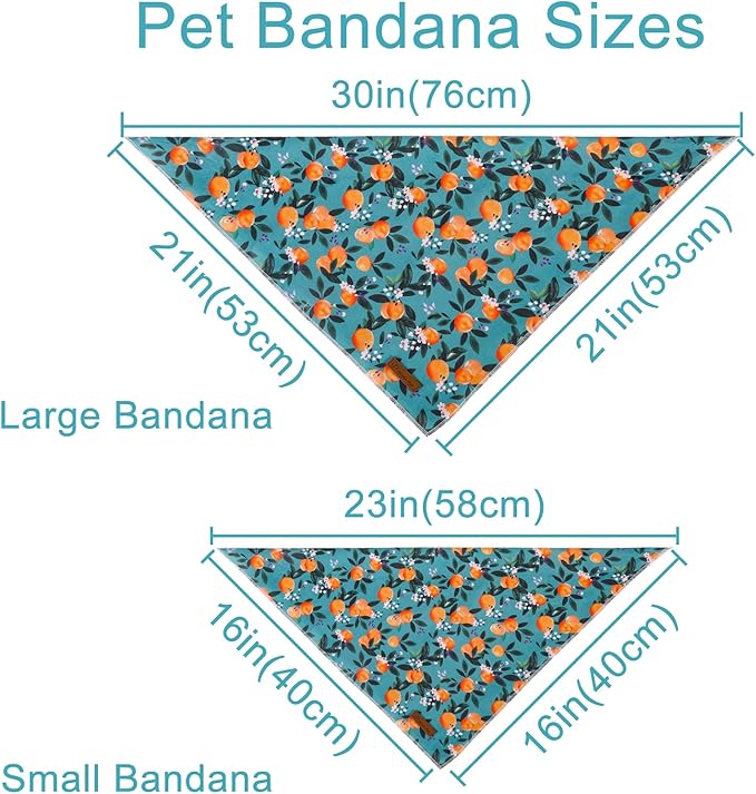 Summer Dog Bandana, Comfortable Cotton Triangle Bid Scarf for Puppy Small Dog, Washable Pet Kerchief for Girl Boy Dogs or Cats, Peach Dogs Bandanas, Cute Classic Puppy Bid Scarf, Green