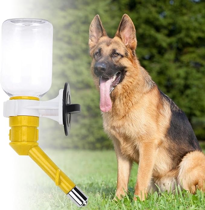 Pet Water Dispenser Nozzle - Portable Anti-Leaking Water Dispenser,Multifunctional No-Drip Fountain Reusable Automatic Dogs Feeder Nozzle for Dogs