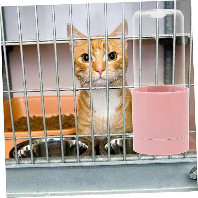 1pc Pet Water Feeder Automatic Hanging Water Dispenser for Cats Dogs Compact Material Prevents Spills for Busy Pet Owners