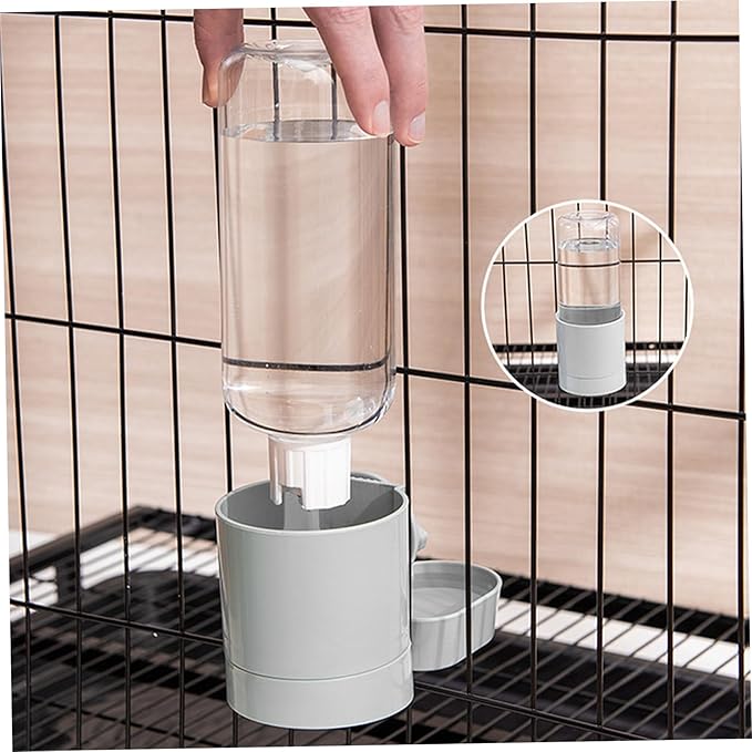Cat Water Feeder Automatic Hanging Pet Waterer Bowl for Dogs Easy Installation for Pet Cage