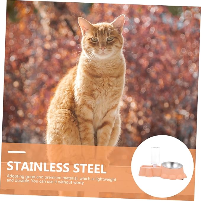 Multifunctional Automatic Pet Feeding Bowl Water Container Dog Food Dispenser for Home Use Easy to Non-Skid Design
