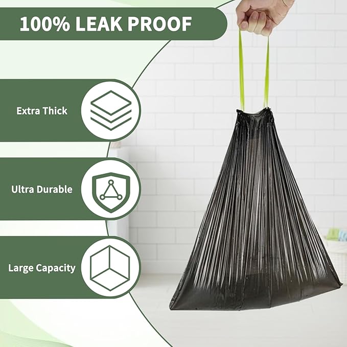 Replacement Bags Compatible with Pupzle,Portable Drawstring Refill Scooper Bags For Side Clips,Swivel Bin,Dog Poop,75PCS