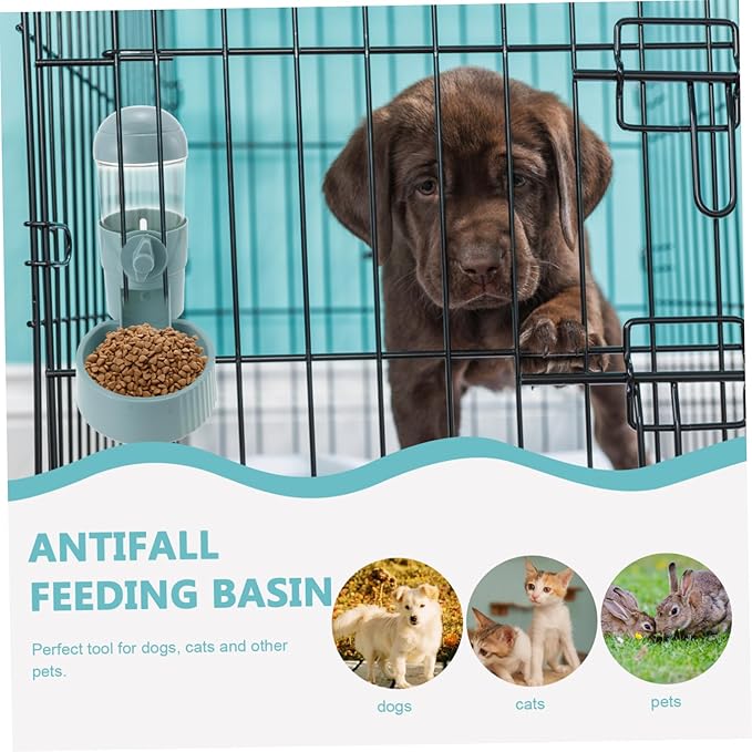 BESPORTBLE Automatic Dog Feeder Non-Skid Base Lightweight Hanging Pet Feeding Bowl for Dogs Cats Easy to Versatile Automatic Puppy Device for Home and Travel