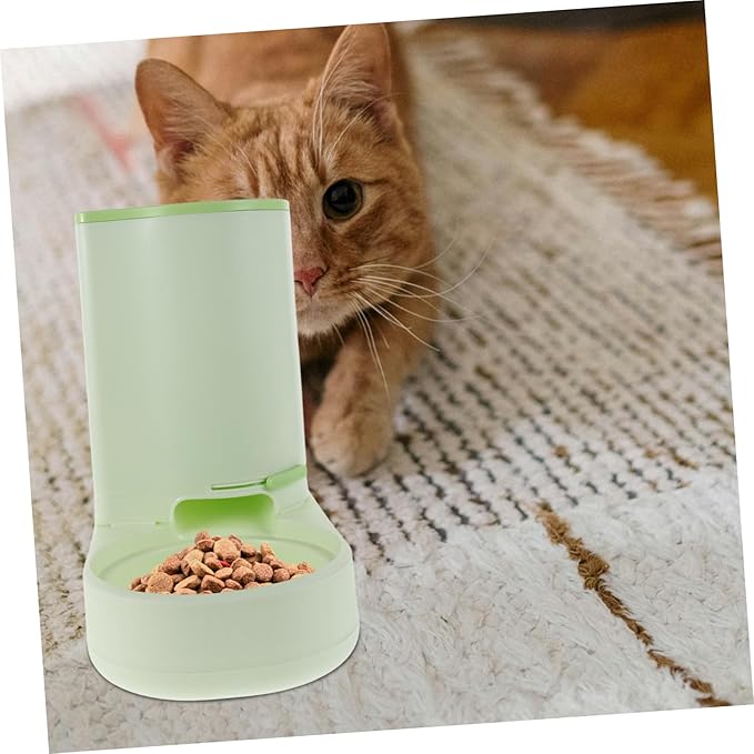 Mipcase Automatic Pet Feeder Capacity Non-Spill Dog Bowl Outdoor Cat Feeding Station Auto Feeder for Cats Dogs Sturdy Build for Pet Hydration