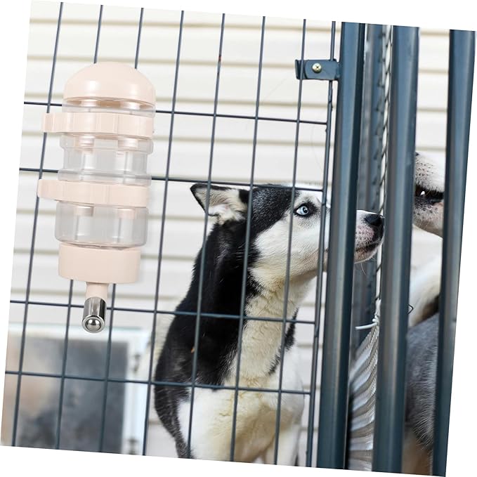Automatic Dog Water Dispenser Stainless Steel Kitten Waterer Pet Water Bottle Feeder