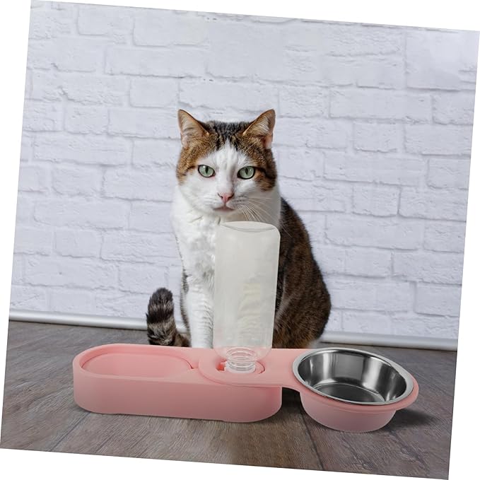 Automatic Cat Feeder Bowl Pet Water Fountain Feeder Dispenser Cat Dishes