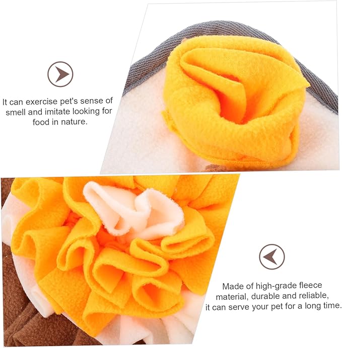 Little Pet Foraging Mat Interactive Nose Work Training Mat for Rabbits Hamsters and Small Animals Engaging Feeding Experience Non-Slip Design
