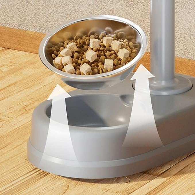 Genérico Pet Drinker – Height Adjustable Drinking Bowl with Non-Drip | 750 ml Standing Non-Drip for Pets, for Small Animals, Hamster, Squirrel, Hedgehog and