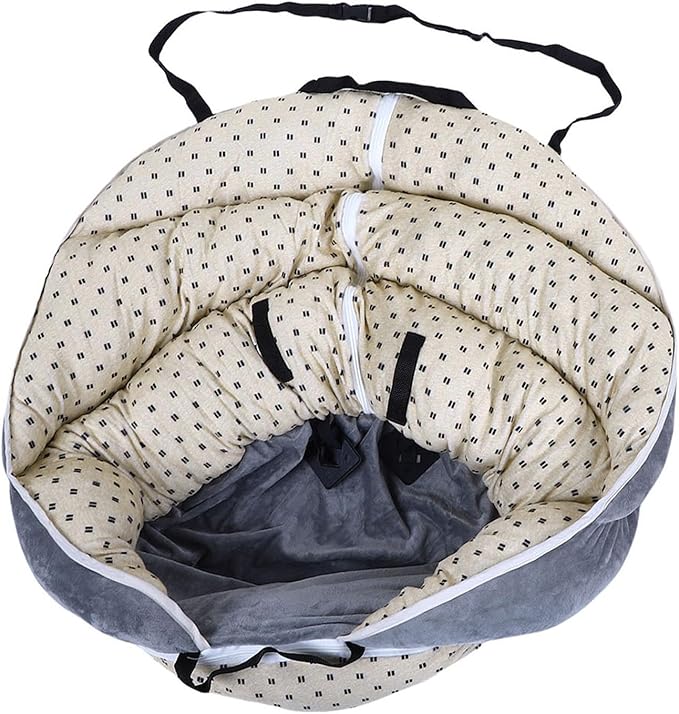 GLOGLOW Dog Car Seat, Portable Lightweight Pet Travel Carrier Bed for Small Dogs and Cats, Car Camping Outdoor Adventures Travel Supplies