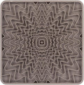 Messy Mutts Framed Silicone Therapeutic Licking Mat | 9.5" x 9.5" | Slow Feeder Mat for Boredom & Anxiety | Lick Pad for Dogs & Cats | Grey