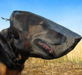 Out Fox Field Guard Size L - Vet-Recommended Dog Safety Mask for Foxtails, Grass Seeds, Bugs and Debris | Breathable, Lightweight, Patented Design | Multiple Sizes