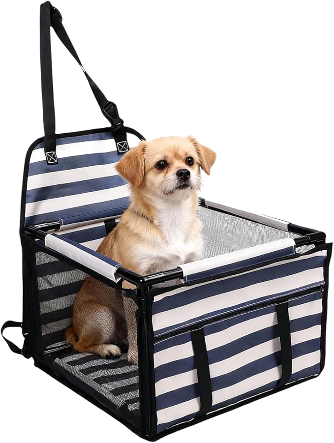 Yosoo Health Gear Dog Car Seat, 39x39x27cm Foldable Pet Travel Carrier with Wearproof Oxford Fabric for Cats Dogs Vehicle Protection