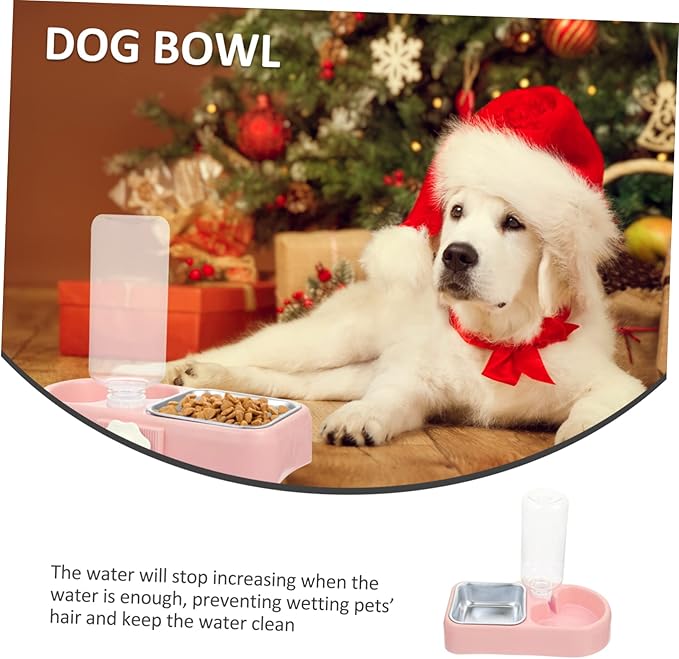 BESPORTBLE Automatic Water Refilling Pet Bowl Dog Cat Feeder Detachable -Fall for Dogs Cats Rabbits