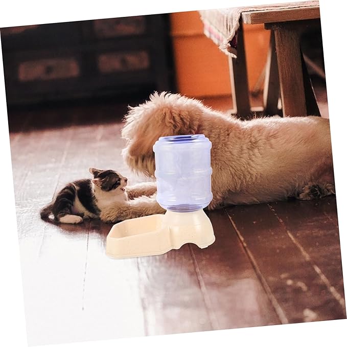 BESPORTBLE Pet Water Dispenser Station Dog Cat Water Feeder Automatic Pet Waterer Large Bowl No Overflow for Dogs Cats