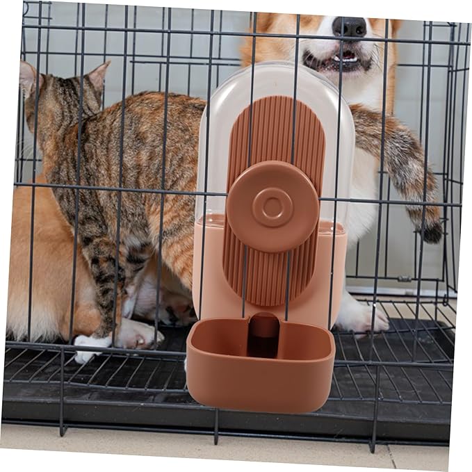 Automatic Pet Water Feeder Hanging Dog Water Dispenser for Cages Design Suitable for Animals Easy to Install Prevents Wet