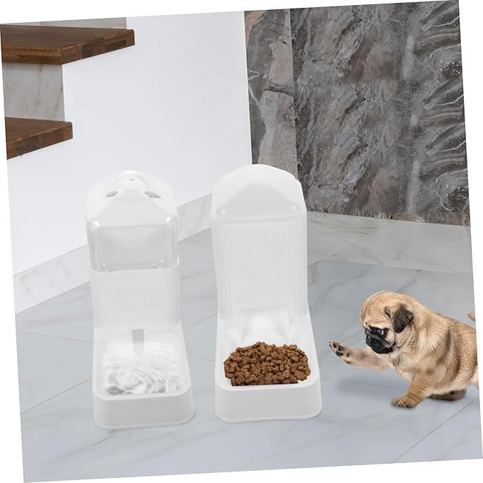 YARNOW 1set Automatic Cat Feeder Dispenser Water Bowl Convenient for Cats and Dogs Pet Food and Water Holder Saving Feeding for Home Use