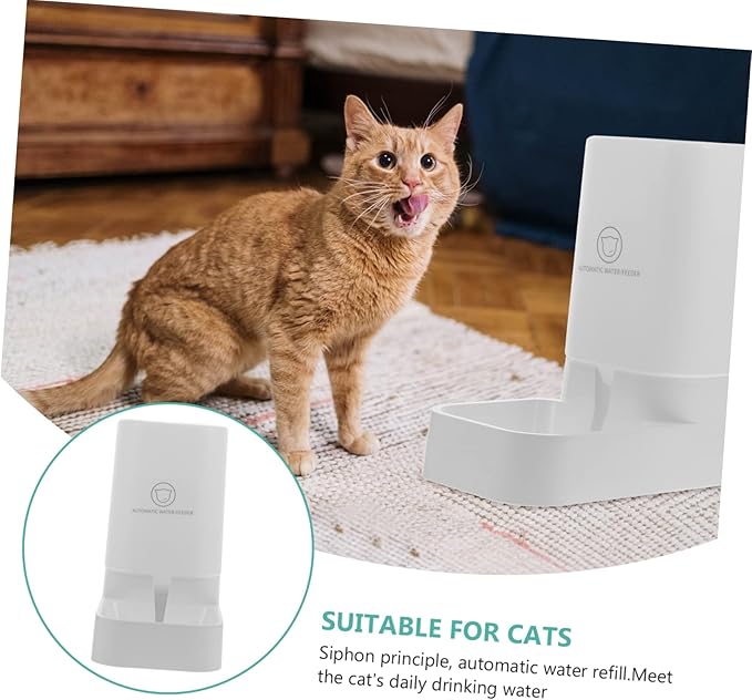 BESPORTBLE 1pc Pet Drinking Feeder Large Water Bowl Pet Water Drinker Safe Easy to Use