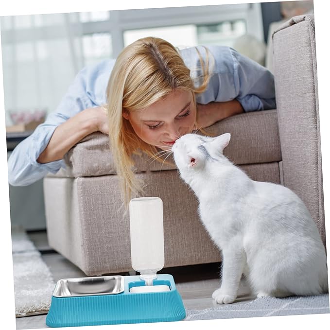 SUPVOX Detachable Automatic Pet Water Dispenser Bottle Design Convenient Indoor Water Feeder for Dogs and Cats Easy to and Maintain for Busy Pet Owners